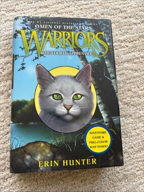 Omen of the Stars Warriors: The Fourth Apprentice by Erin Hunter Hardcover Book